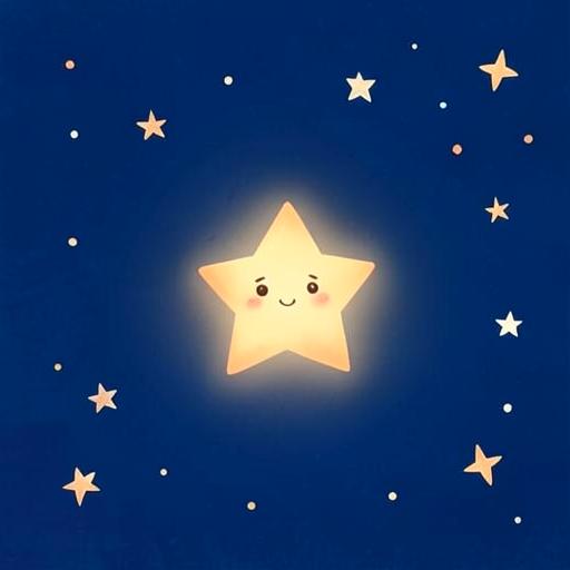 The Quiet Star — a small shy star in the night sky